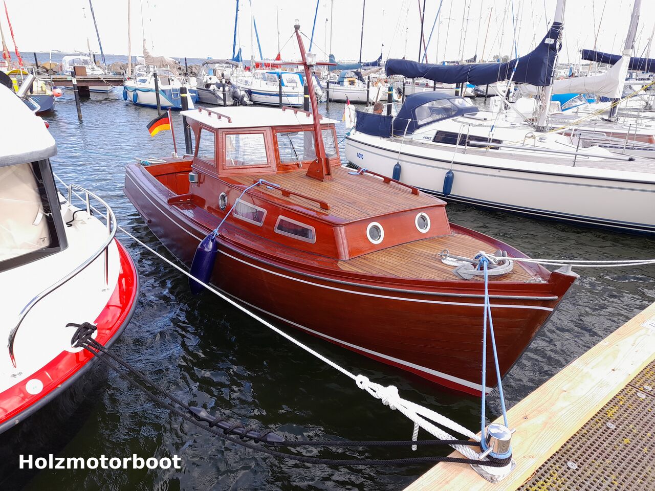 G. Pehrs Holzmotorboot/Angelboot