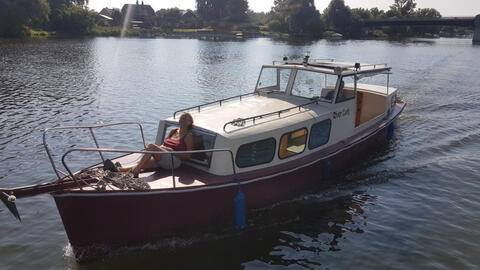 Eigenbau Riverlady Schnes Wanderboot mit Wenig