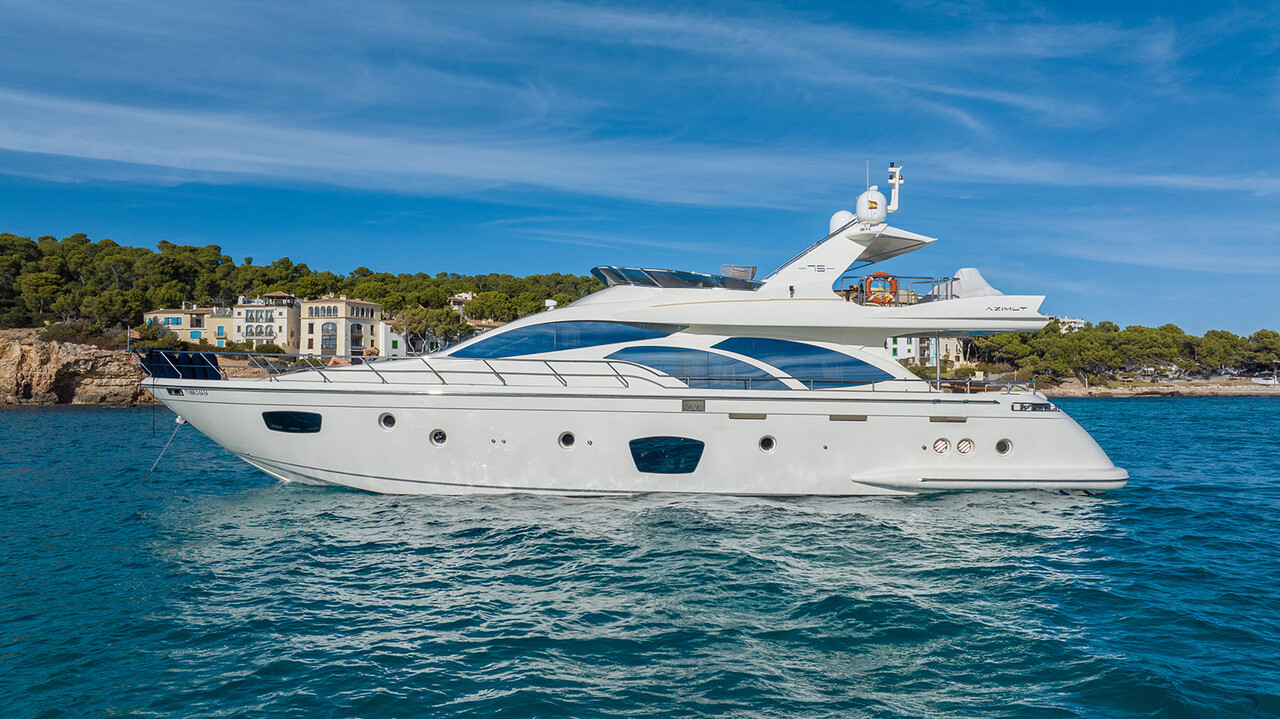 Azimut 75 Fly, First Launched 2013, fin Stabilized